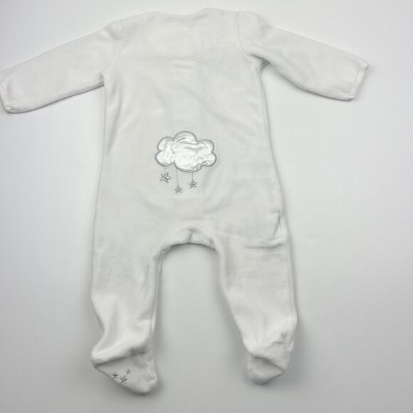 Magnetic Me White Velour Magnet Closure Sleeper - Picture 7 of 8